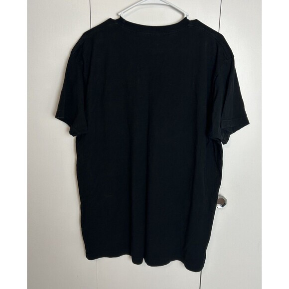 BATMAN Red Logo Size XL Black T-Shirt DC Comics Bats Swarm Cotton - Picture 3 of 4